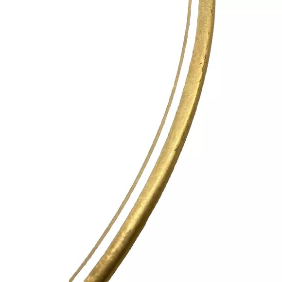 Haviland Limoges France Salad Plate Coupe H1415 White/Gold Trim & Inner Ring - Picture 3 of 5